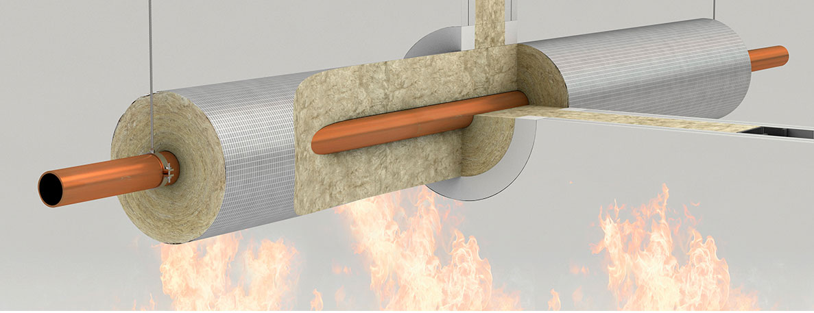 fire insulated pipe penetration